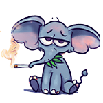 Wubatz Elefant Maskottchen